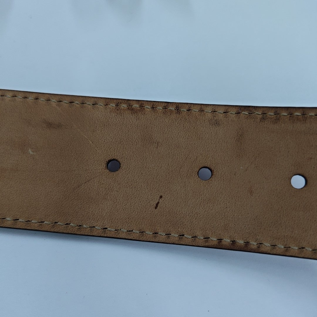 Leather Belt Purple