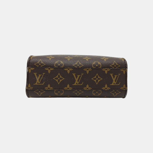 SAC PLAT BB Monogram Coated Canvas Brown