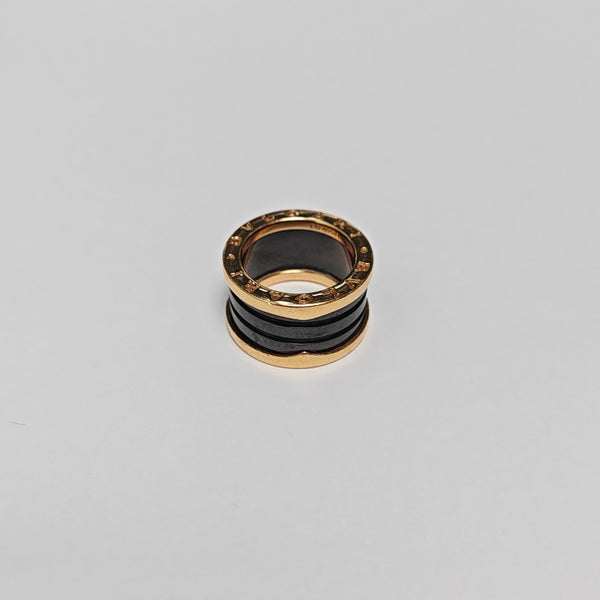B.ZERO1 18k Rose Gold Ring EU 49