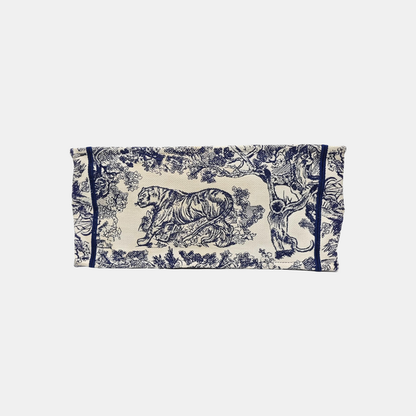 Book Tote Medium Canvas Blue