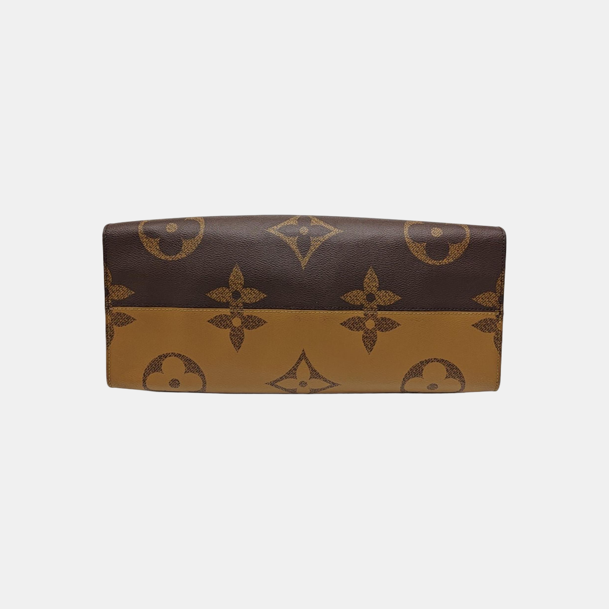 ONTHEGO GM Monogram Coated Canvas Brown