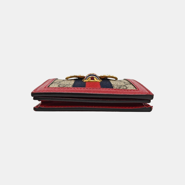 Queen Margaret Monogram Coated Canvas Beige Wallet