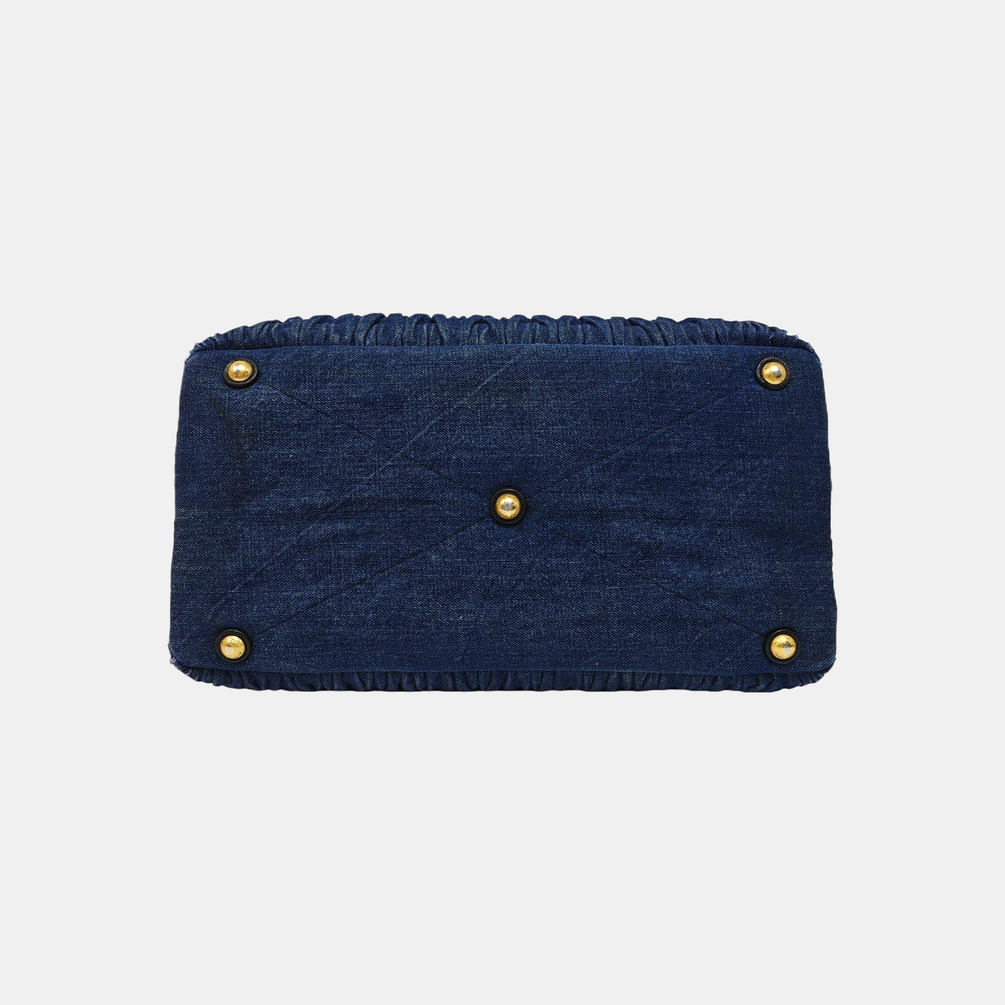 Avenue Quilted Denim Blue
