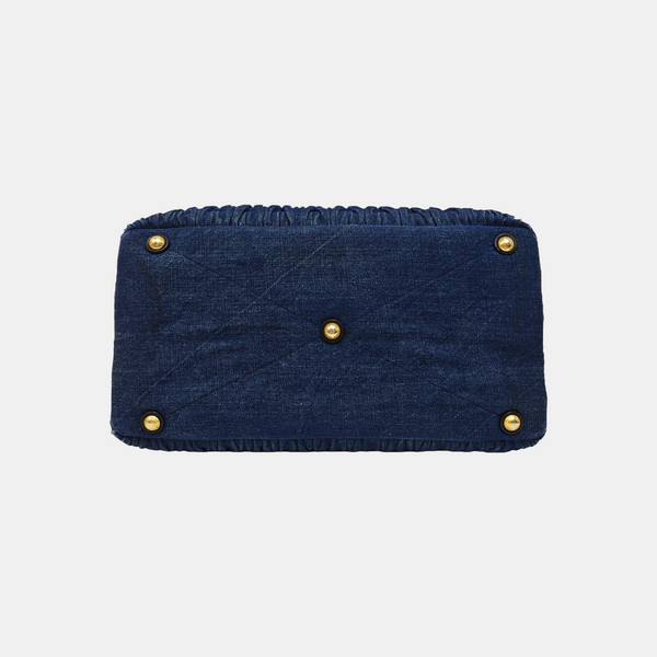 Avenue Quilted Denim Blue