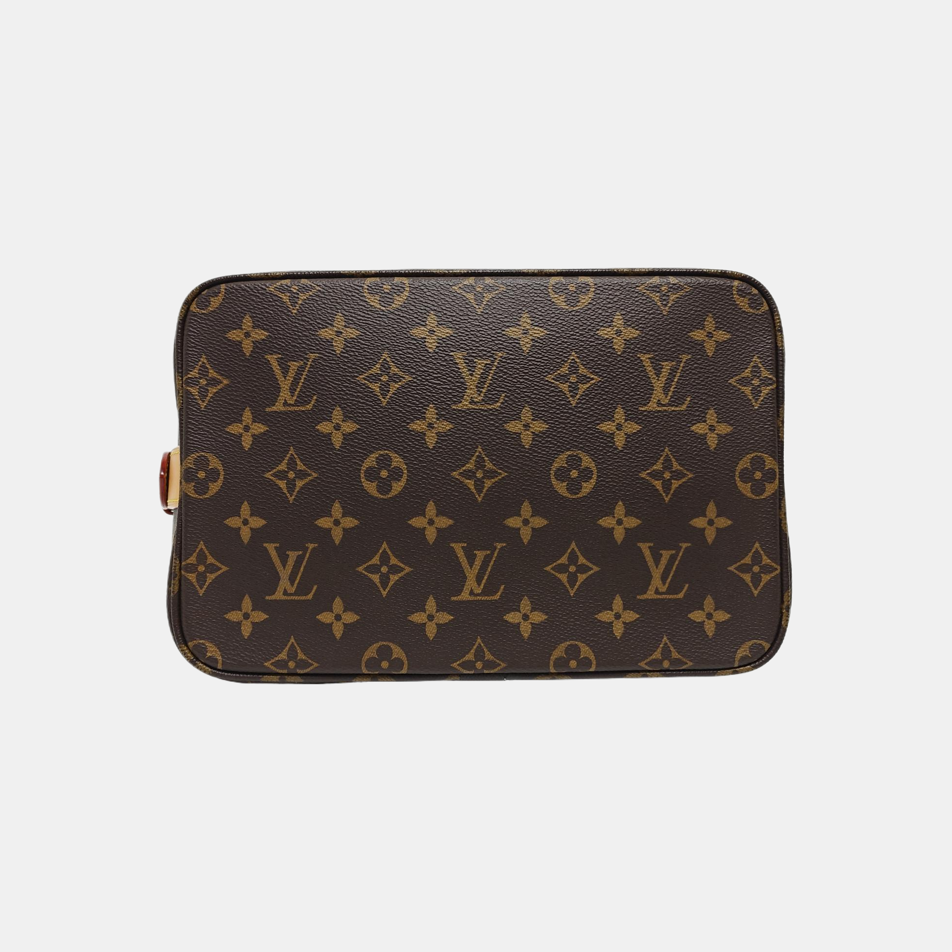 ALL IN GM Monogram Coated Canvas Brown