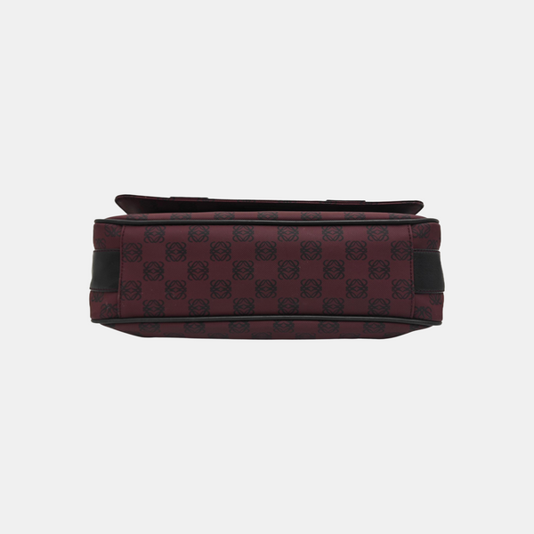 Coated Canvas Shoulder Bag Red