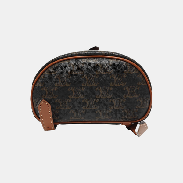 TRIOMPHE Mini Coated Canvas Brown