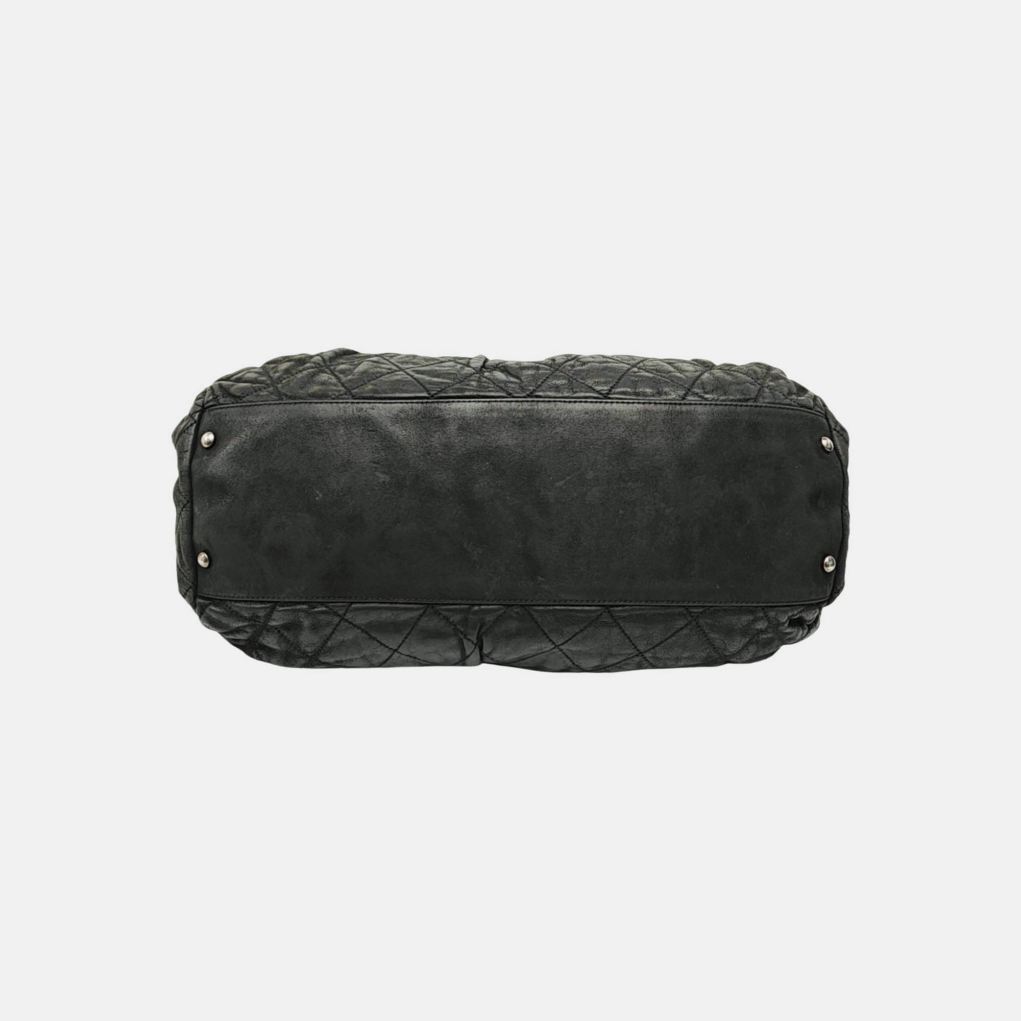 IRIDESCENT Quilted Calfskin Green