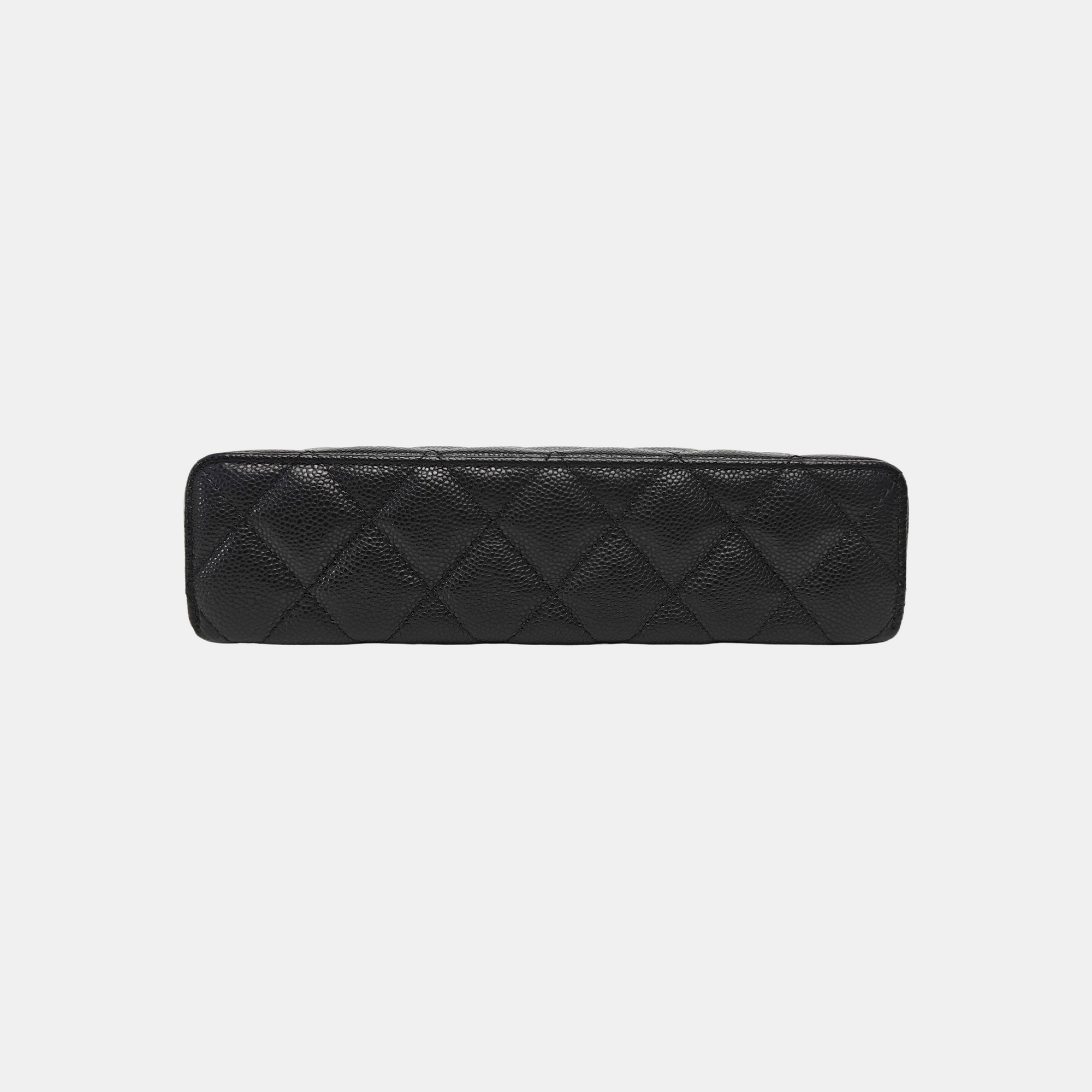 25C Quilted Grained Calfskin Black