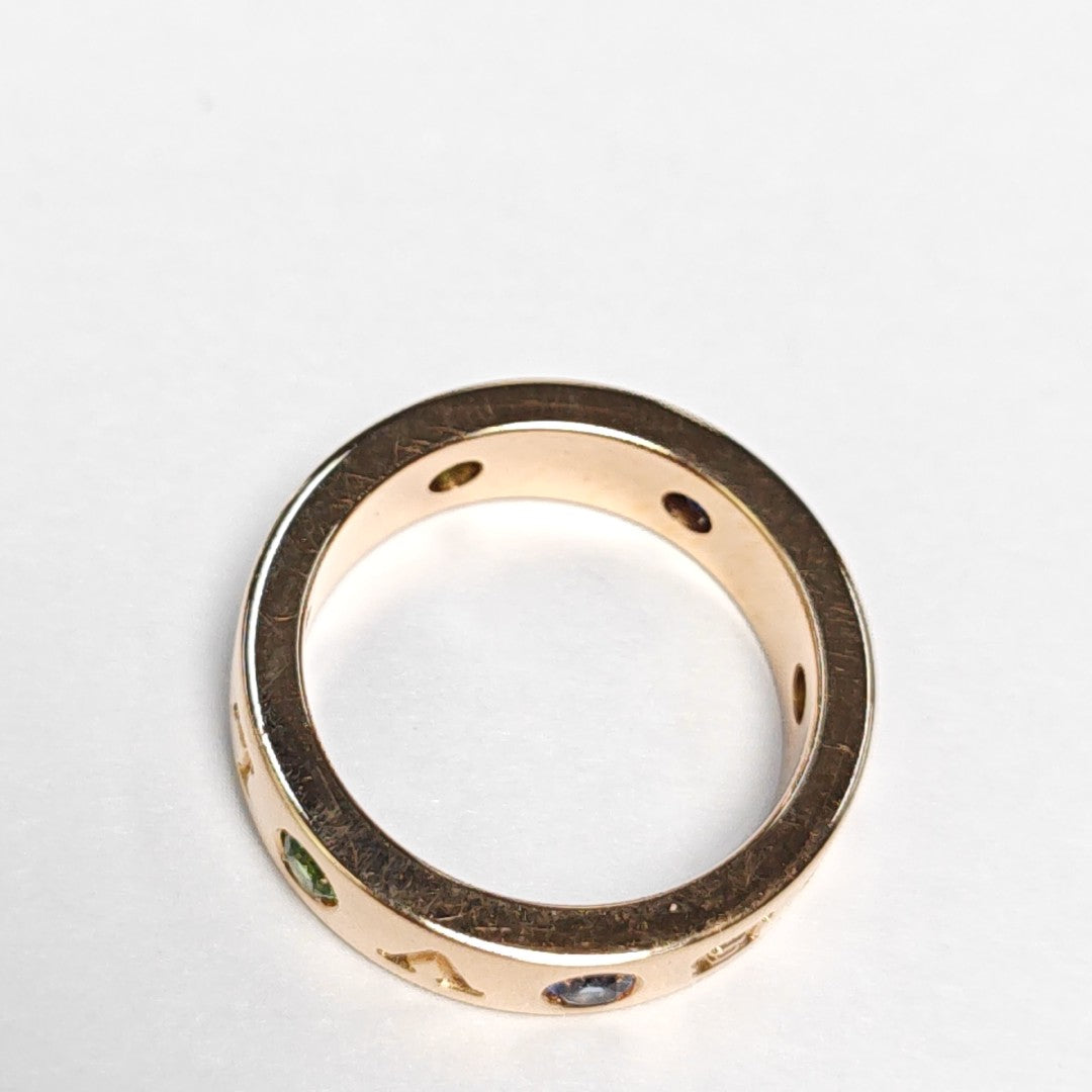 B.ZERO1 18k Rose Gold Ring EU 51