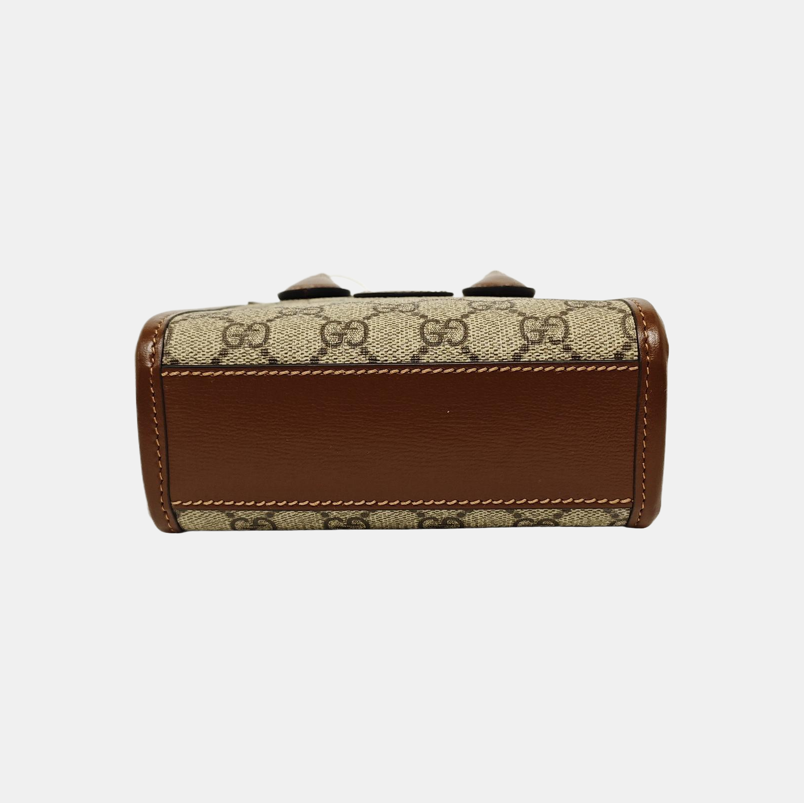 Retro Mini Monogram Coated Canvas Beige
