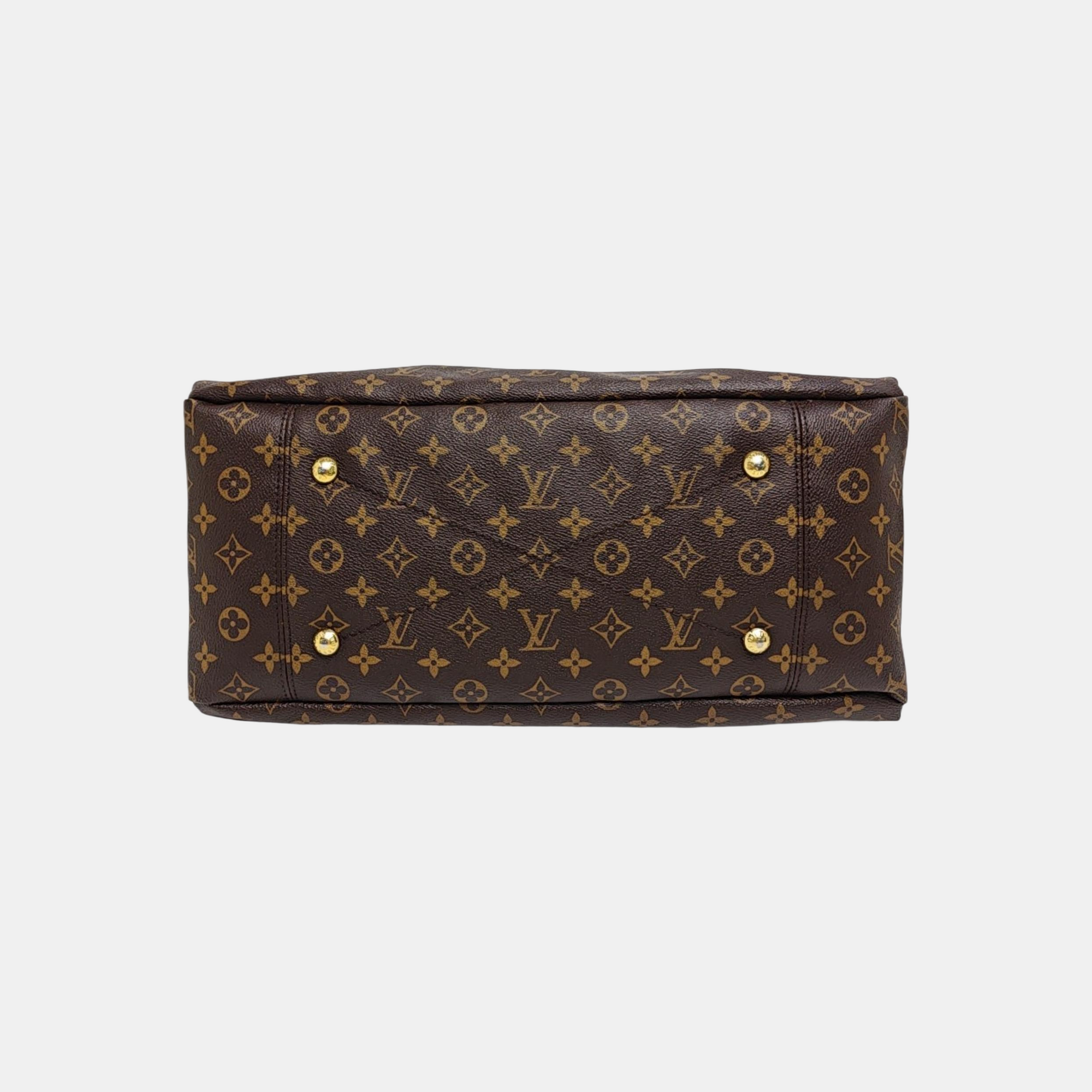 ARTSY MM Monogram Coated Canvas Brown