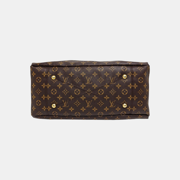 ARTSY MM Monogram Coated Canvas Brown