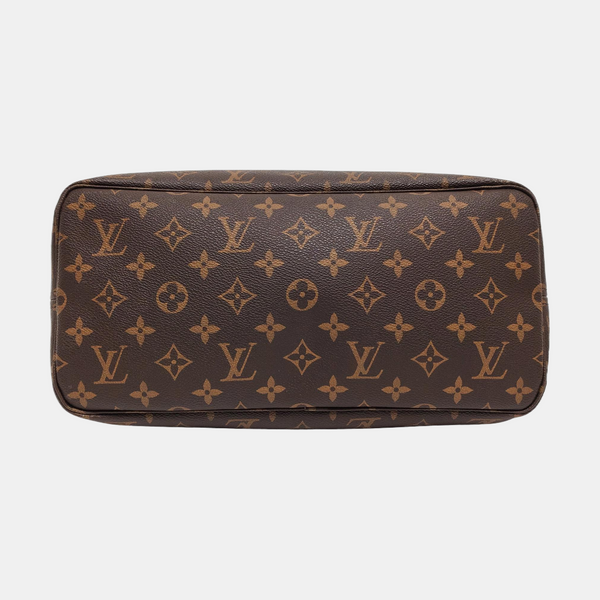 NEVERFULL MM Monogram Coated Canvas Brown
