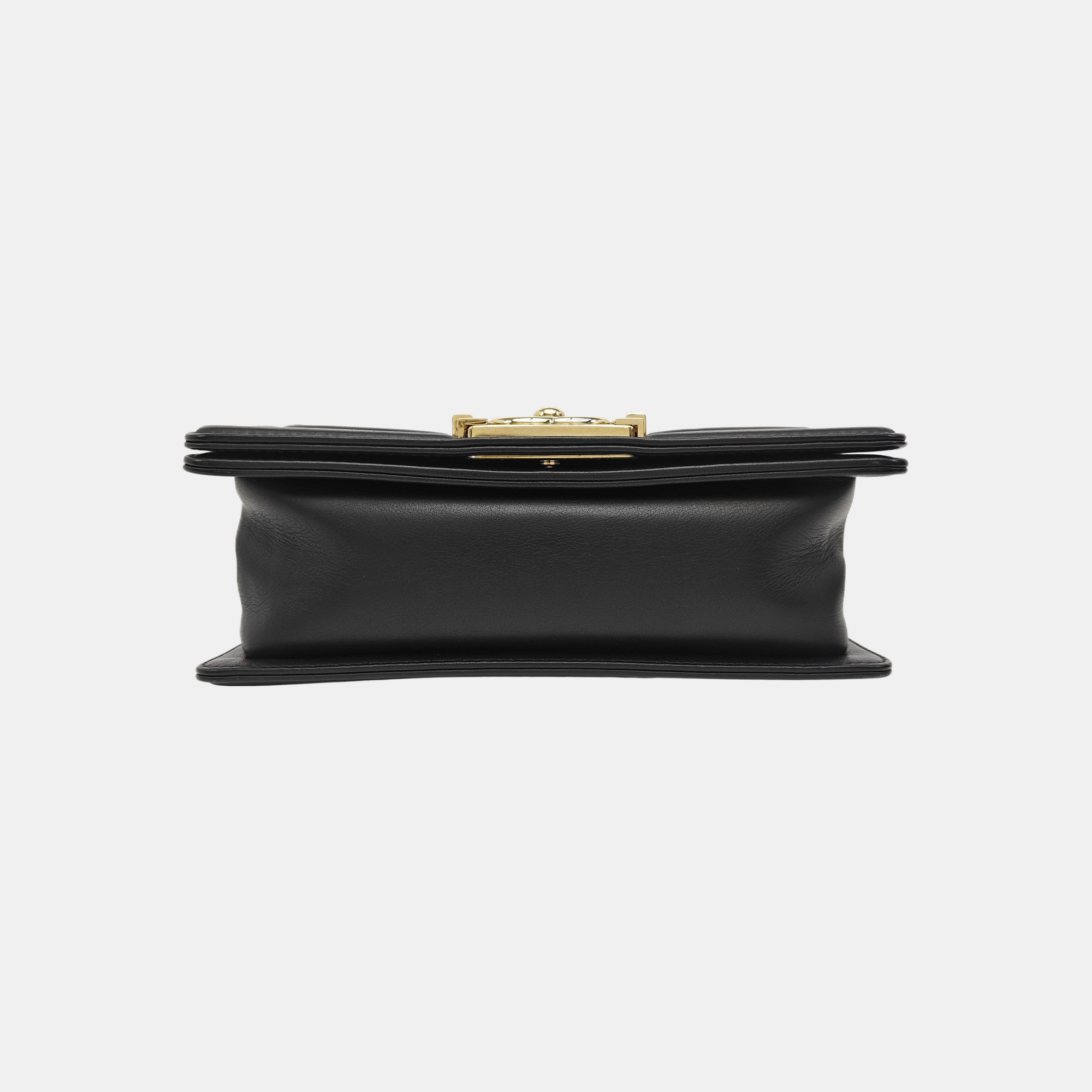 BOY CHANEL Small Quilted Lambskin Black