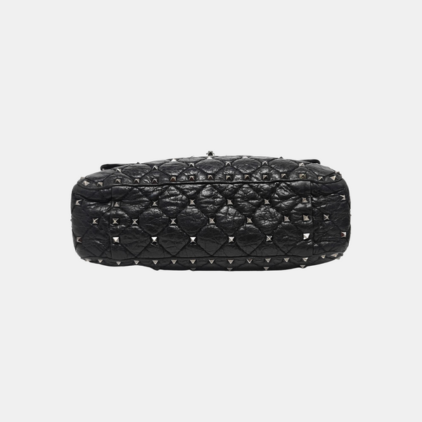 Spike Up Quilted Calfskin Black