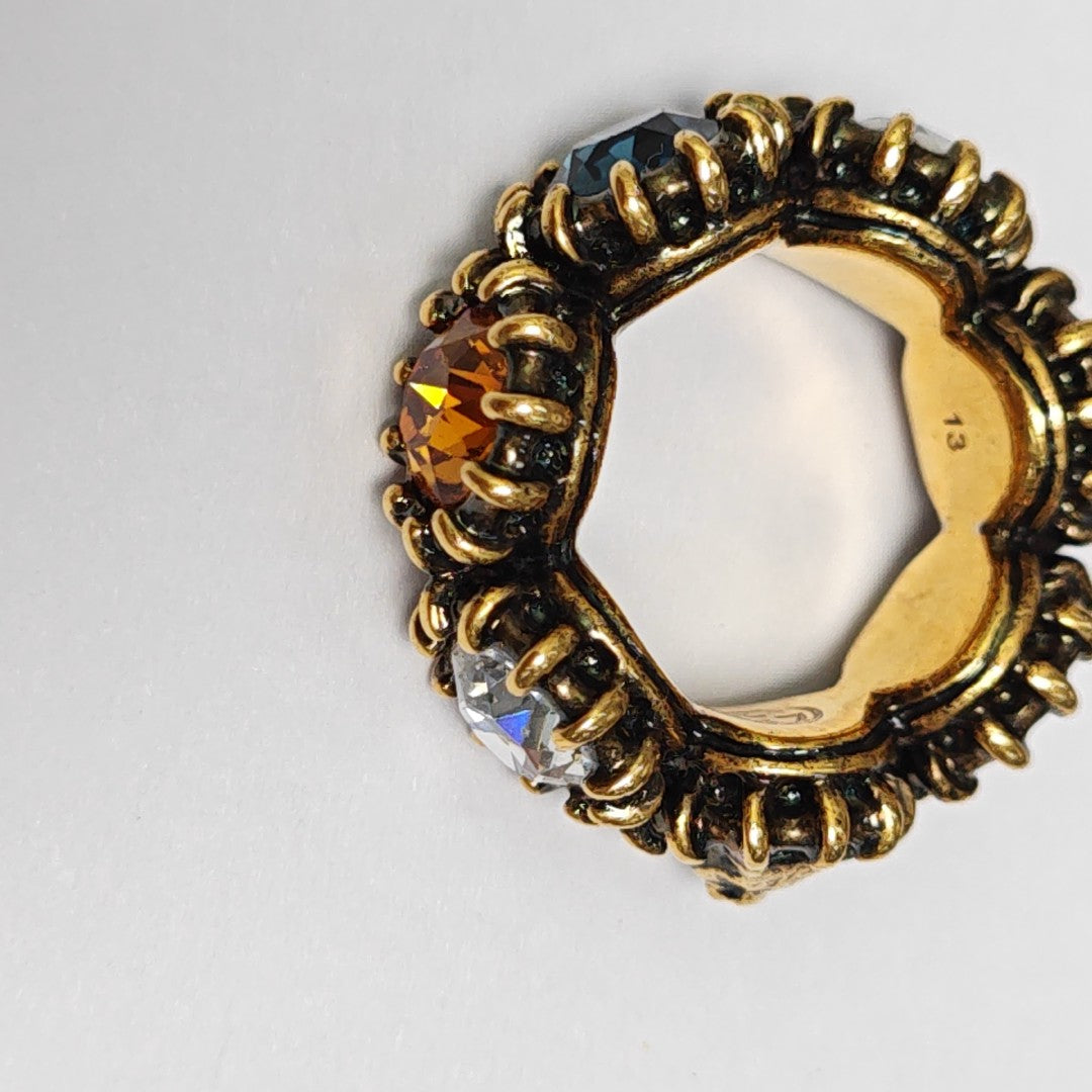 Metal Gold Ring HK 13