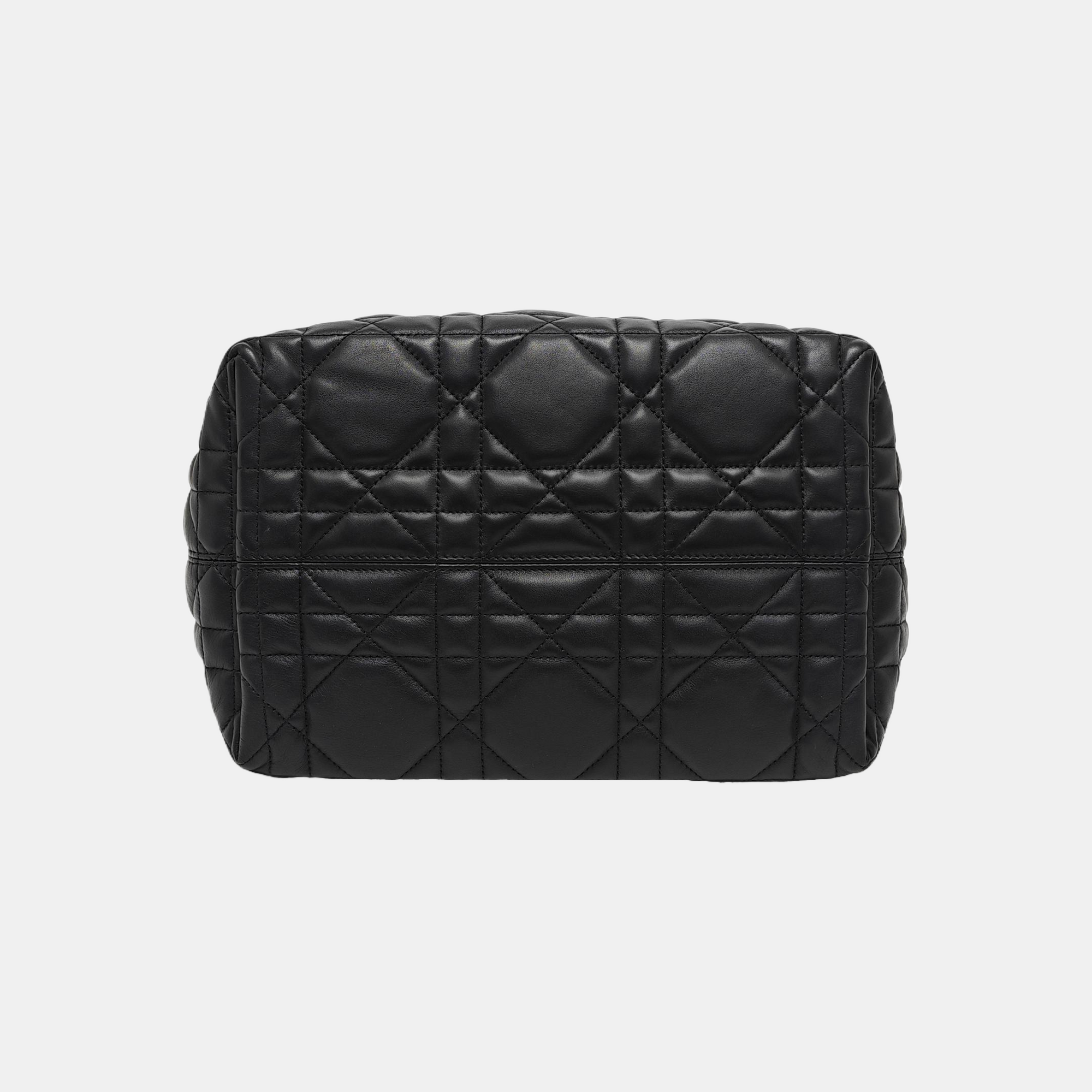 Toujours Medium Cannage Calfskin Black