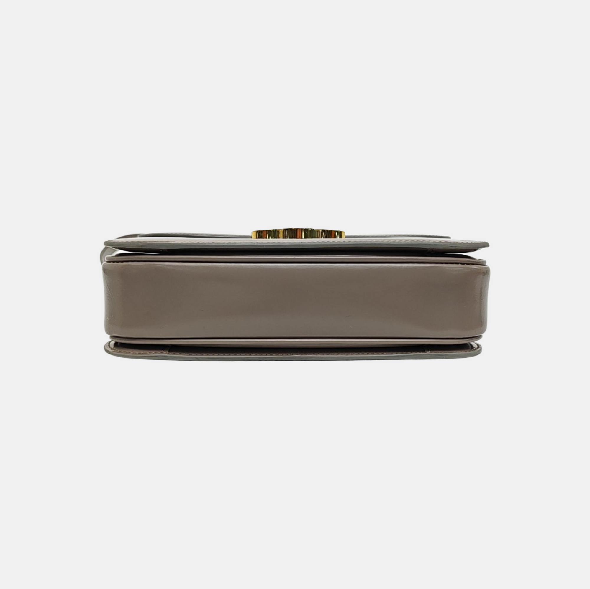 TRIOMPHE Small Calfskin Gray