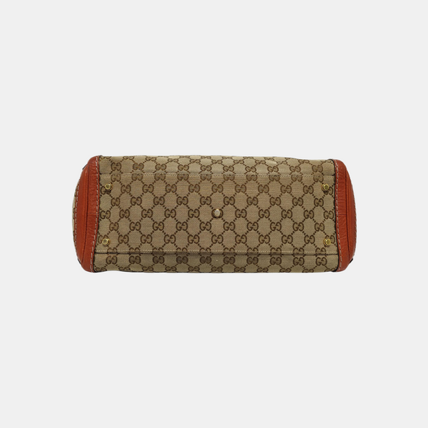 Monogram Canvas Tote Bag Beige