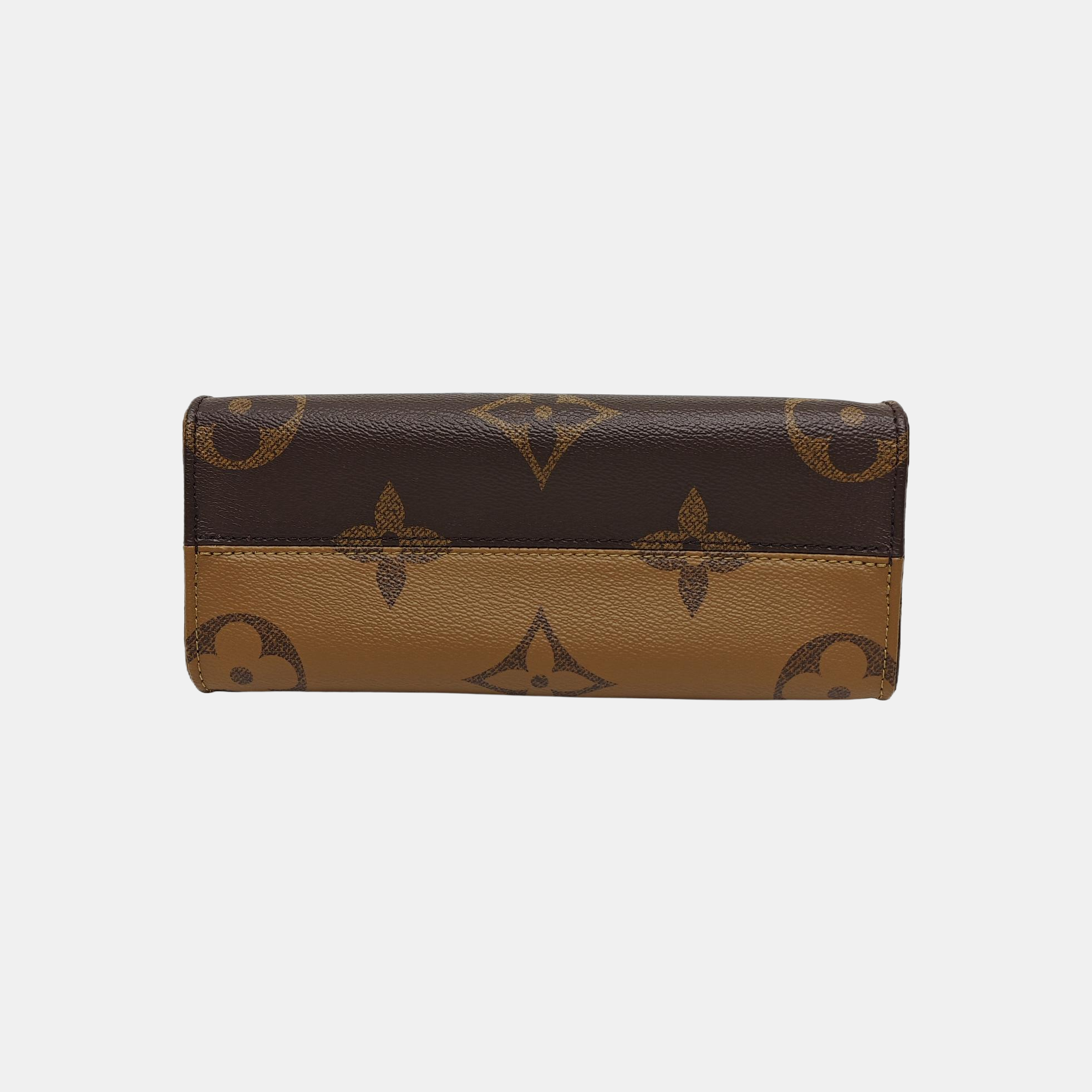 ONTHEGO PM Monogram Coated Canvas Brown