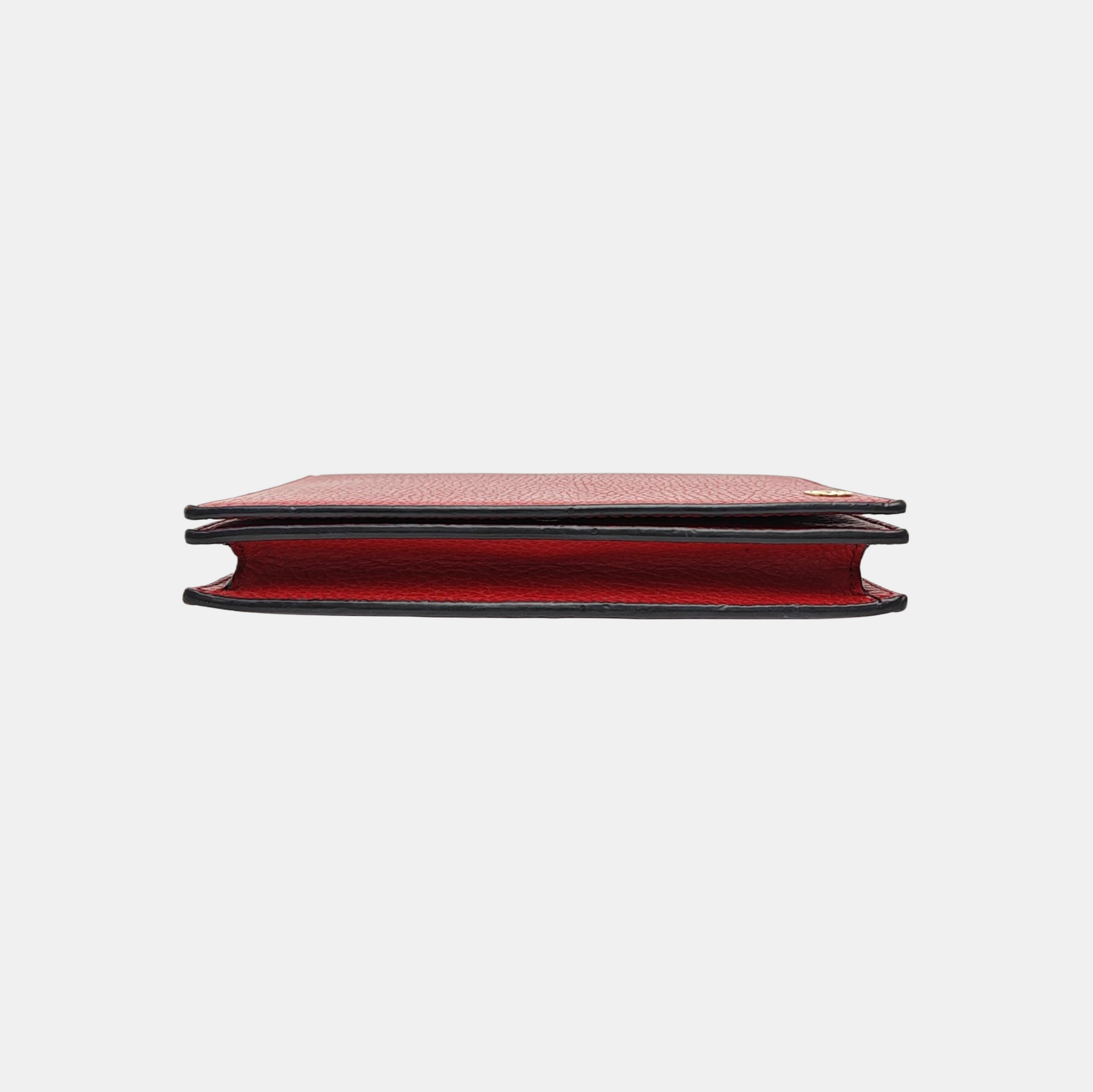 GG Marmont Super Mini Calfskin Red