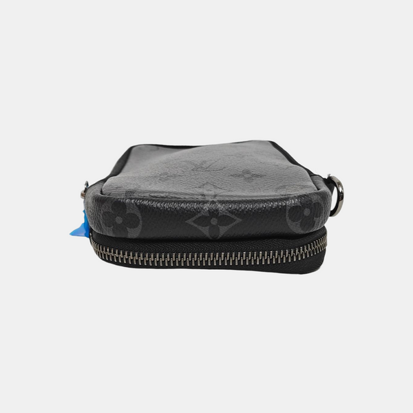 DOUBLE Monogram Coated Canvas Gray