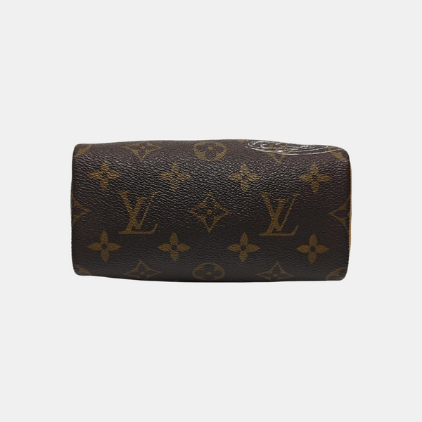 SPEEDY Nano Monogram Coated Canvas Brown