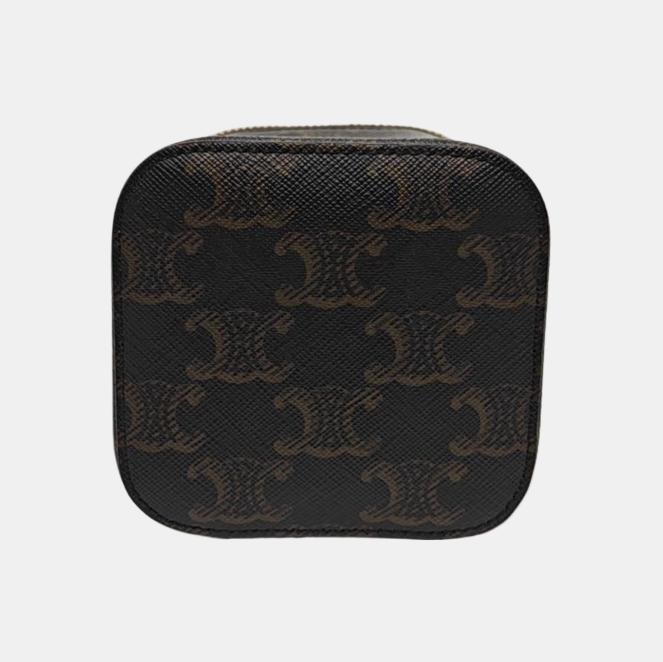 Coated Canvas Shoulder Bag Black