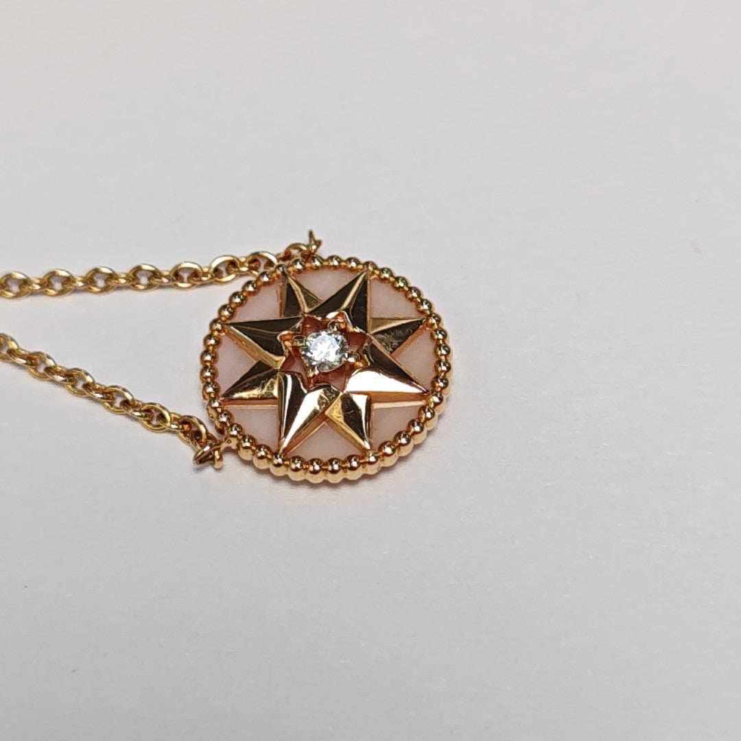 Rose Des Vents 18k Rose Gold Necklace