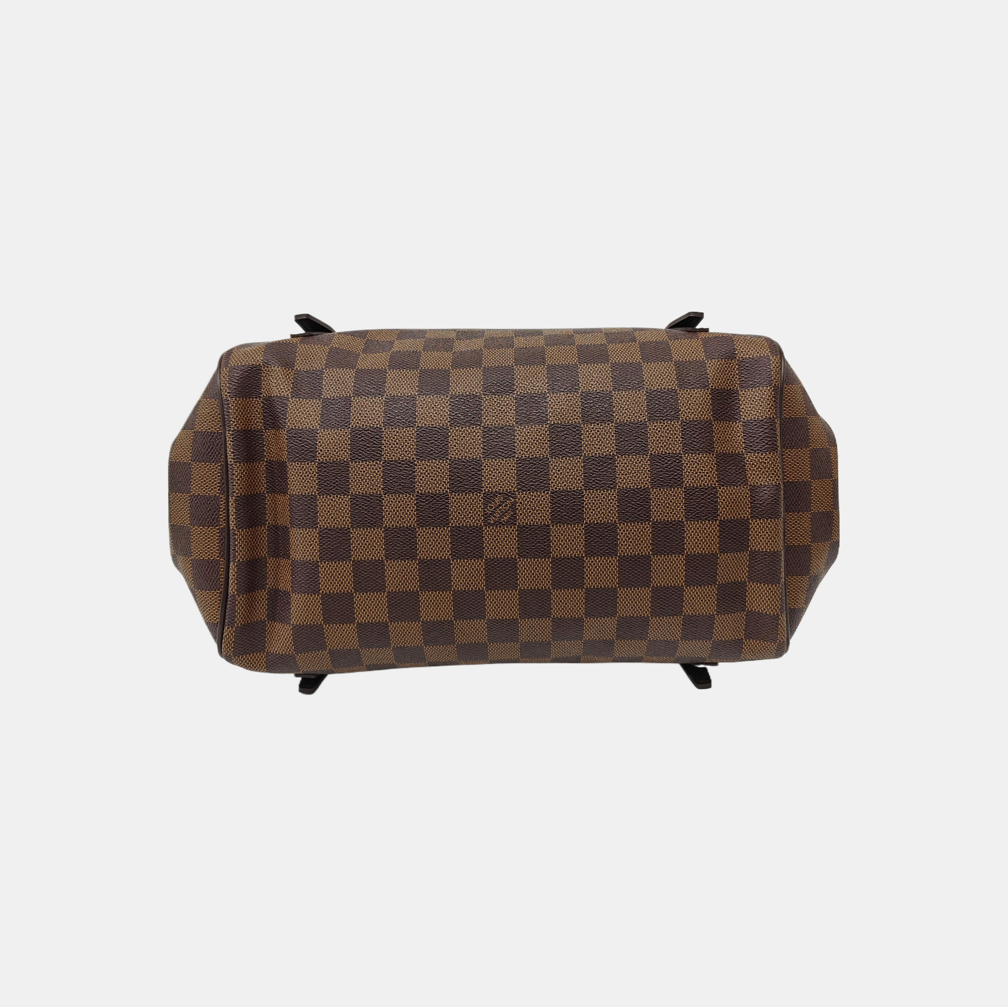 RIVINGTON Damier Ebene Coated Canvas Brown