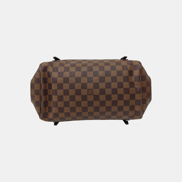 RIVINGTON Damier Ebene Coated Canvas Brown