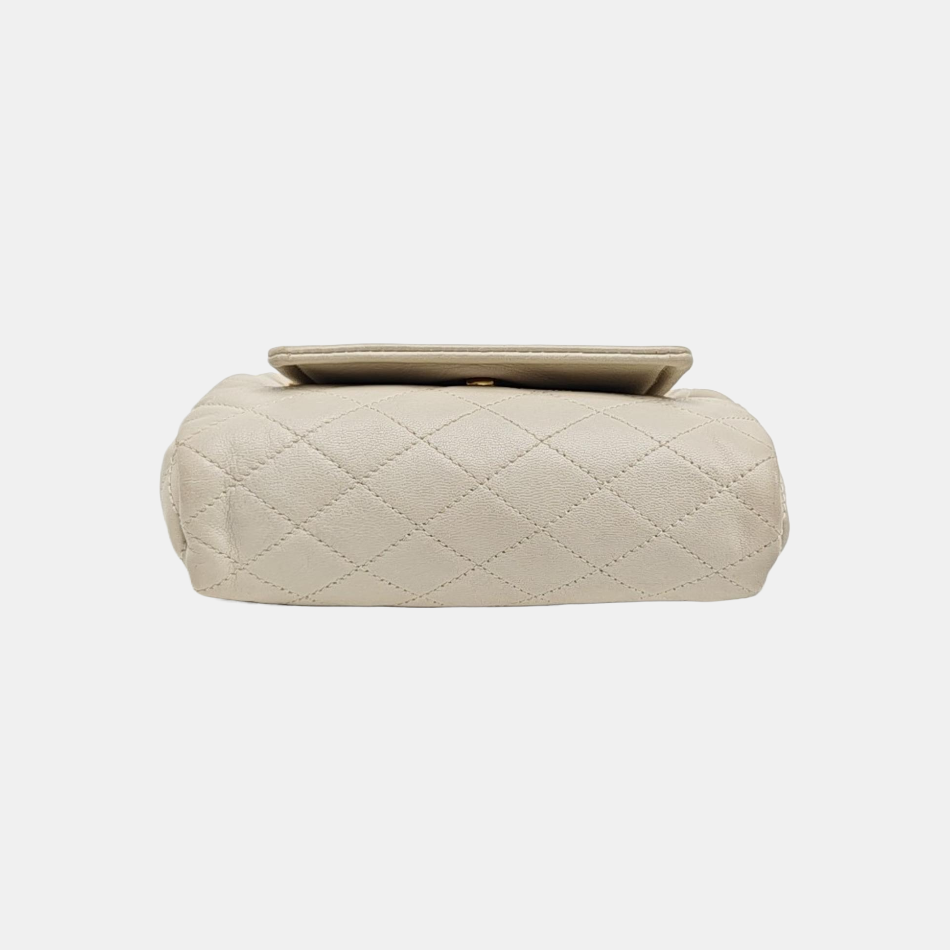 NOLITA Mini Quilted Lambskin White