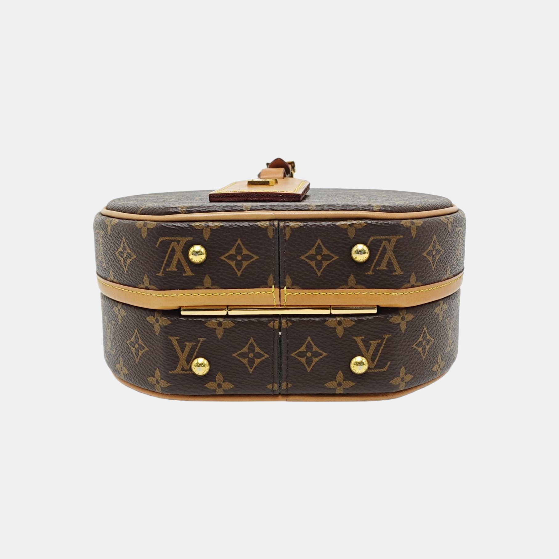BOITE CHAPEAU PM Monogram Coated Canvas Brown
