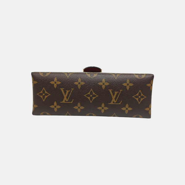 LOCKY BB Monogram Coated Canvas Red