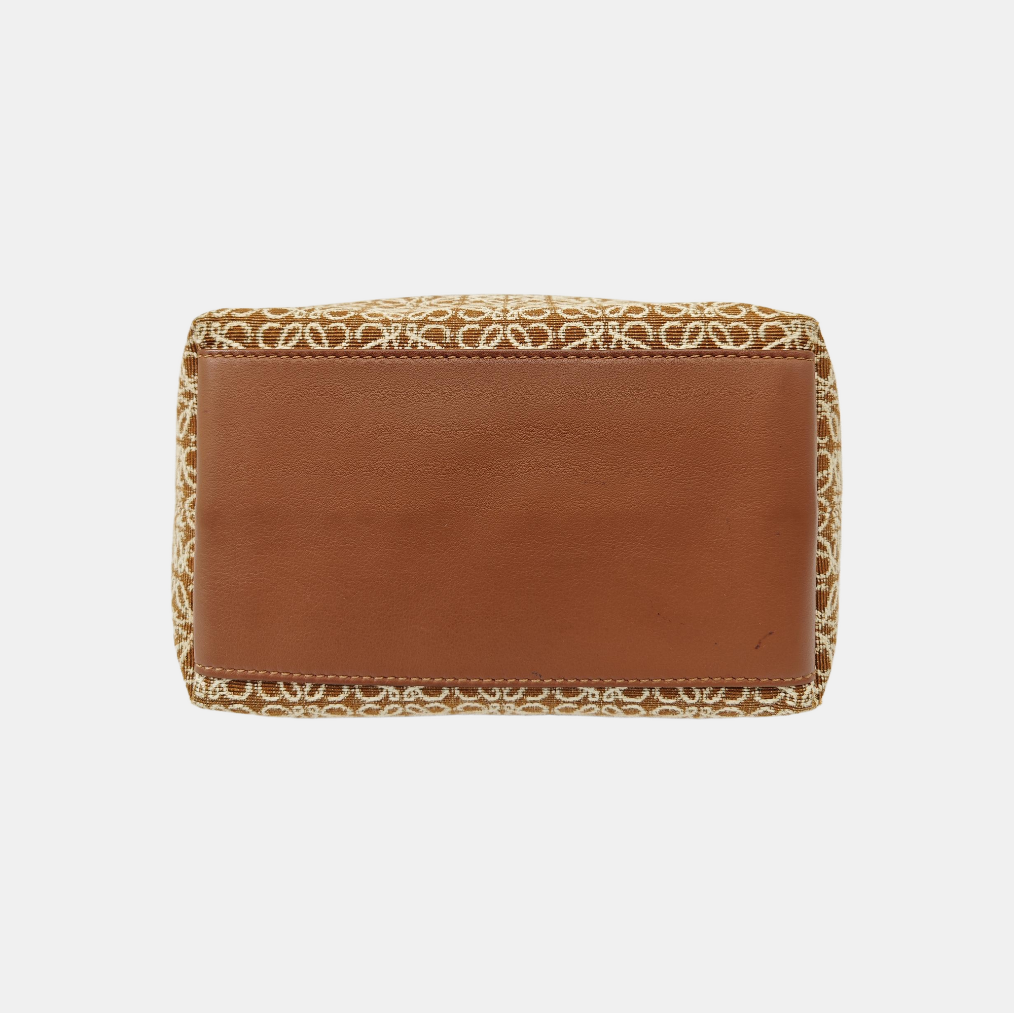 Monogram Canvas Top Handle Bag Brown
