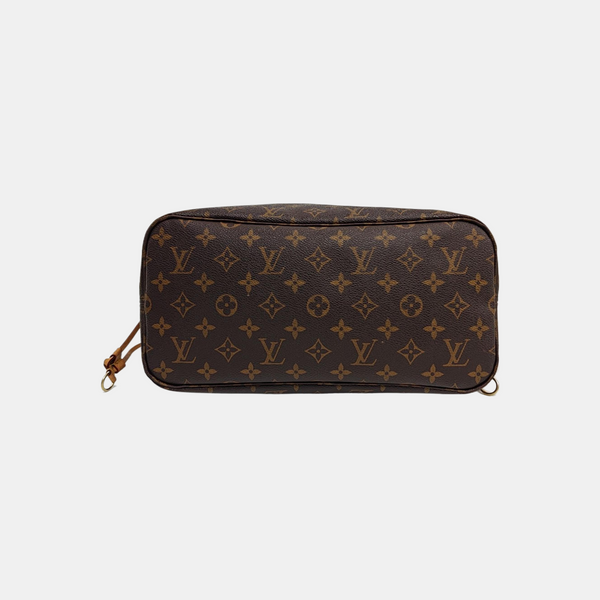 NEVERFULL MM Monogram Coated Canvas Brown