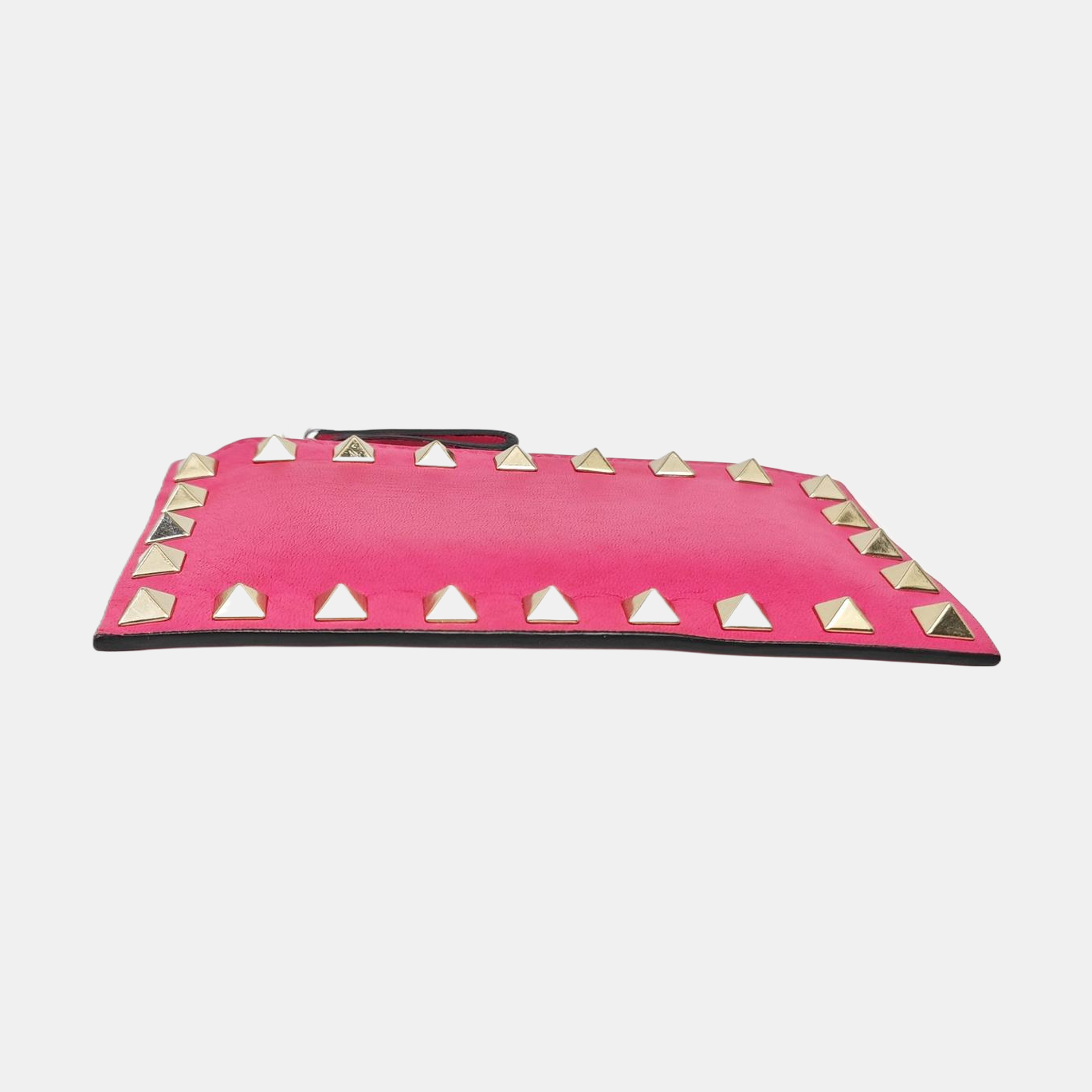 Authenticated pre-owned  Rockstud Calfskin Pink - Clutch at Looply