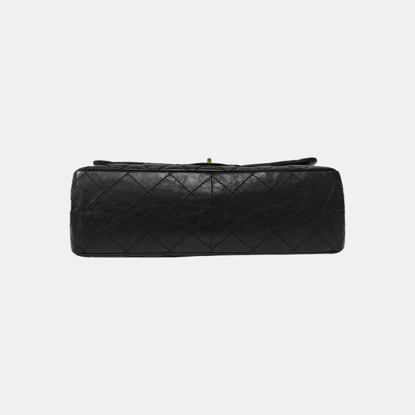2.55 Maxi Quilted Calfskin Black