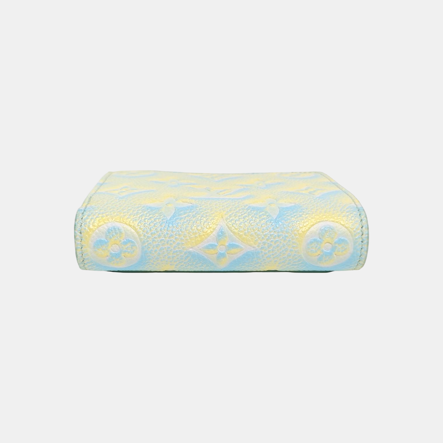 Monogram Calfskin Card Holder Green