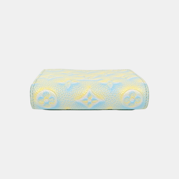 Monogram Calfskin Card Holder Green