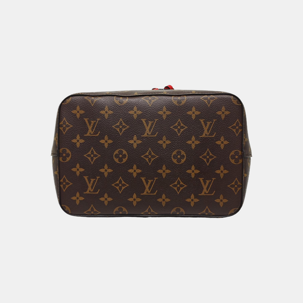 NÉONOÉ MM Monogram Coated Canvas Brown