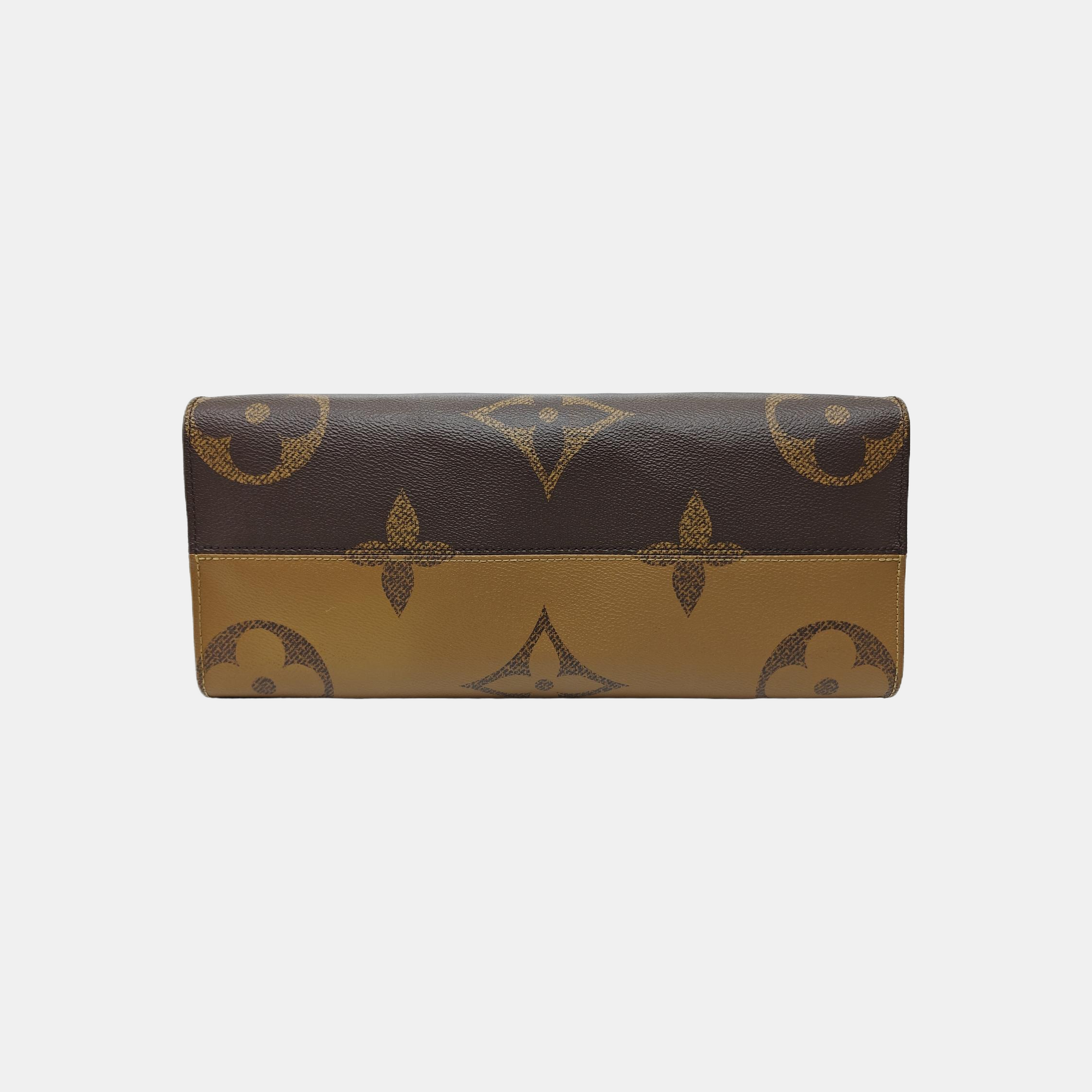 ONTHEGO MM Monogram Coated Canvas Brown