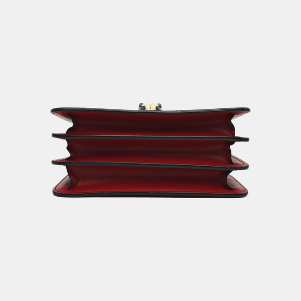 SERPENTI FOREVER Small Quilted Calfskin Red