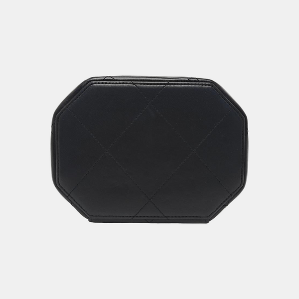 VANITY CASE Small Quilted Lambskin Black