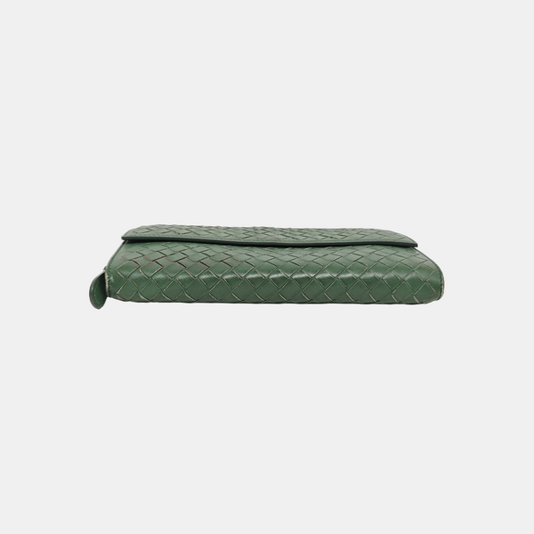 Calfskin Wallet Green