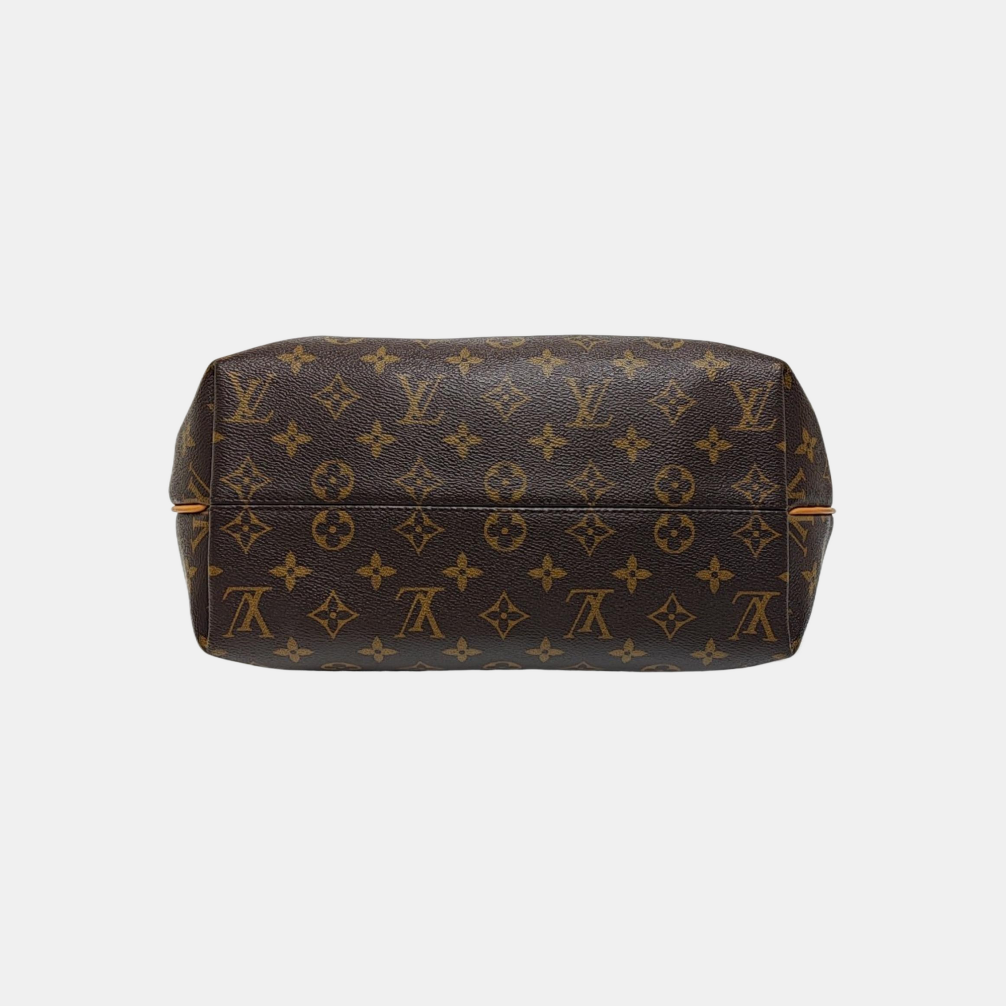 TURENNE GM Monogram Coated Canvas Brown