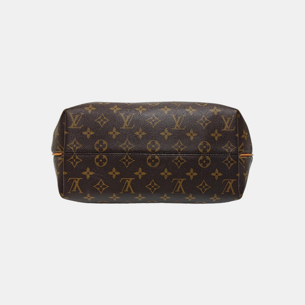 TURENNE GM Monogram Coated Canvas Brown