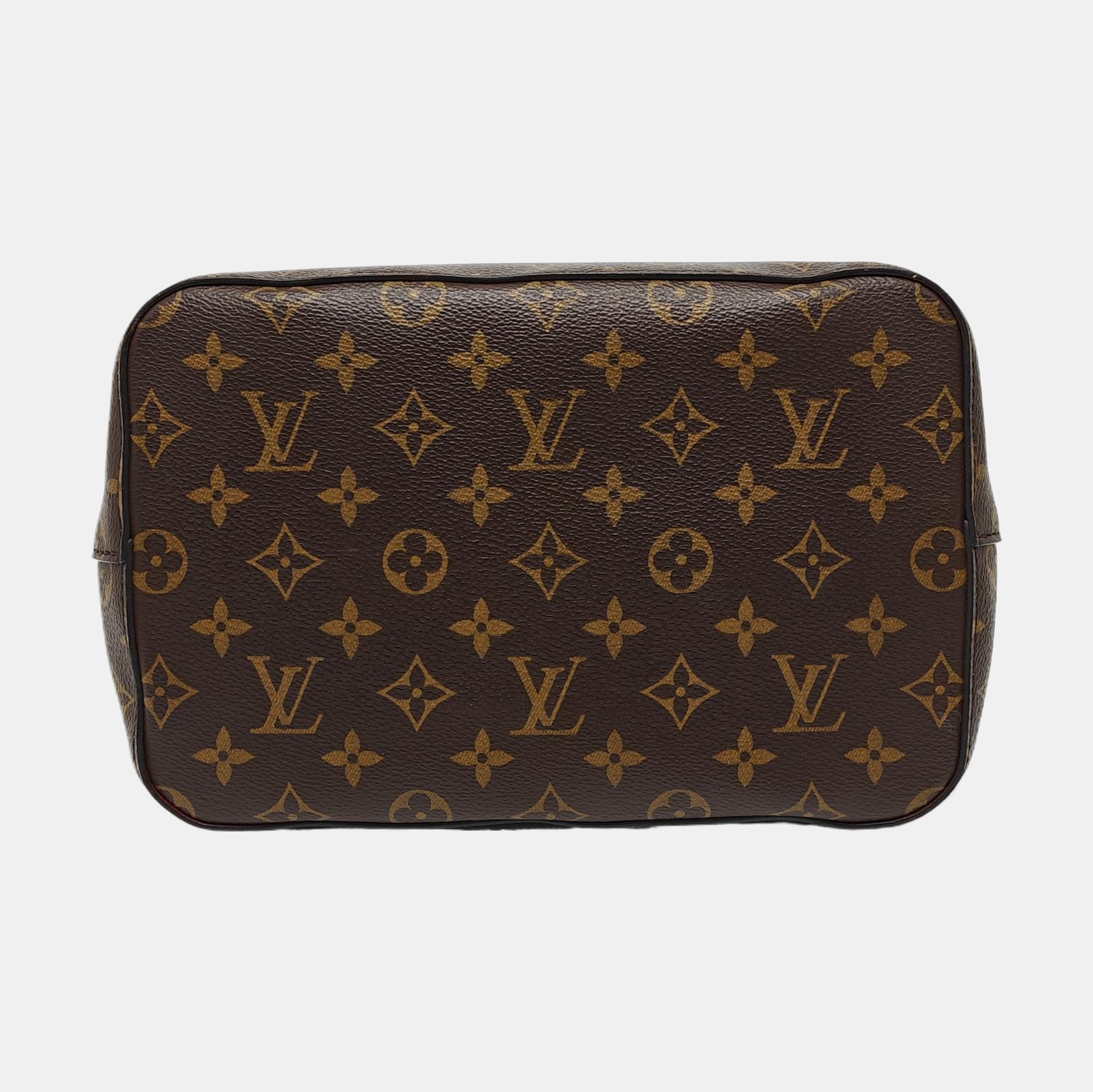 Authenticated pre-owned  NÉONOÉ MM Monogram Coated Canvas Brown - Bucket Bag at Looply