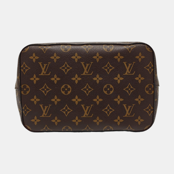 Authenticated pre-owned  NÉONOÉ MM Monogram Coated Canvas Brown - Bucket Bag at Looply